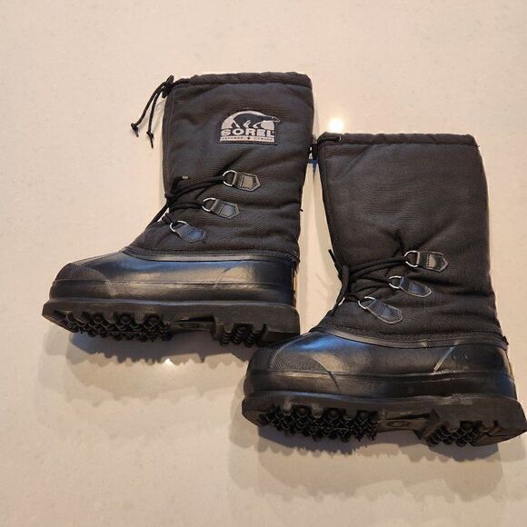 Sorel Glacier womens tall felt lined boots. Size 6 - Picture 1 of 5